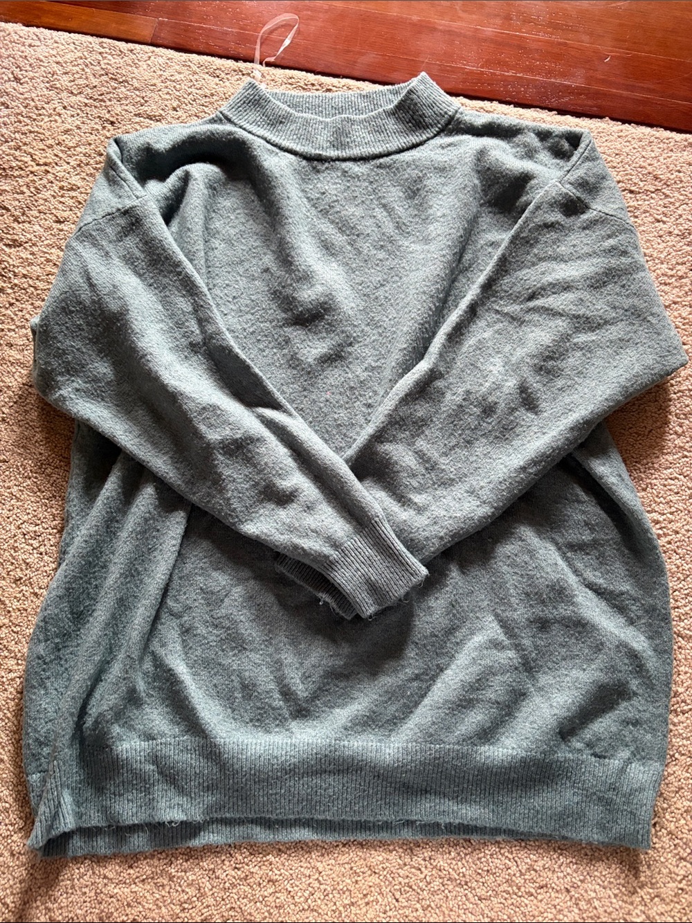 a new day Soft Dusty Blue Crewneck Sweater